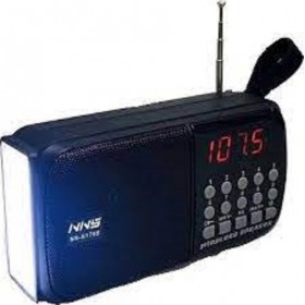 NS-S179S Φορητό Ραδιόφωνο Επαναφορτιζόμενο με Bluetooth και USB Μπλε