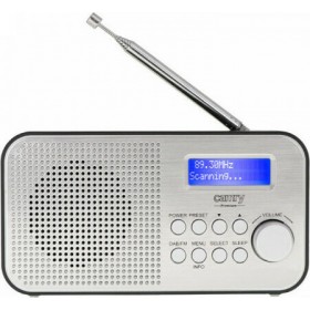 Camry CR-1179 Φορητό Ραδιόφωνο Επαναφορτιζόμενο DAB με USB Ασημί