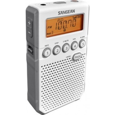 Sangean DT-800 Φορητό Ραδιόφωνο Μπαταρίας Λευκό