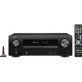 Denon AVR-X1600H Ραδιοενισχυτής Home Cinema 4K 7.2 Καναλιών 80W/8Ω 120W/6Ω με HDR και Dolby Atmos Μαύρος
