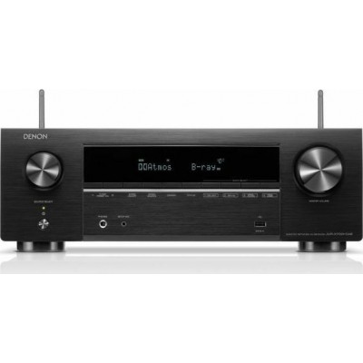 Denon AVR-X1700H DAB Ραδιοενισχυτής Home Cinema 4K/8K 7.2 Καναλιών 80W/8Ω με HDR και Dolby Atmos Μαύρος