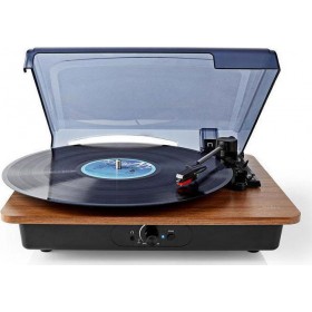 Nedis TURN200BN Πικάπ με Ενσωματωμένα Ηχεία Καφέ Nedis TURN200BN Πικάπ με Ενσωματωμένα Ηχεία Καφέ