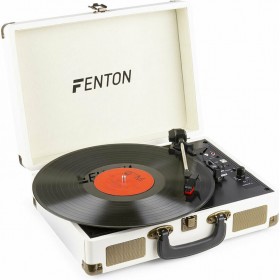 Fenton RP115 Βαλιτσάκι Πικάπ με Προενίσχυση και Ενσωματωμένα Ηχεία Κρεμ Fenton RP115 Βαλιτσάκι Πικάπ με Προενίσχυση και Ενσωματωμένα Ηχεία Κρεμ