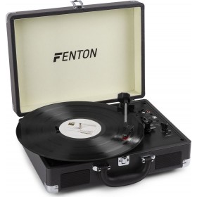 Fenton RP115 Βαλιτσάκι Πικάπ με Προενίσχυση και Ενσωματωμένα Ηχεία Μαύρο Fenton RP115 Βαλιτσάκι Πικάπ με Προενίσχυση και Ενσωματωμένα Ηχεία Μαύρο