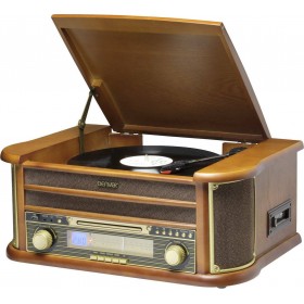 Denver MCR-50MK3 Πικάπ με Ενσωματωμένα Ηχεία Καφέ Denver MCR-50MK3 Πικάπ με Ενσωματωμένα Ηχεία Καφέ