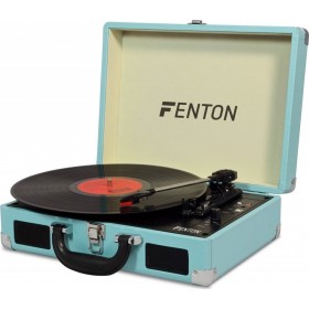 Fenton RP115 Βαλιτσάκι Πικάπ με Προενίσχυση και Ενσωματωμένα Ηχεία Γαλάζιο Fenton RP115 Βαλιτσάκι Πικάπ με Προενίσχυση και Ενσωματωμένα Ηχεία Γαλάζιο