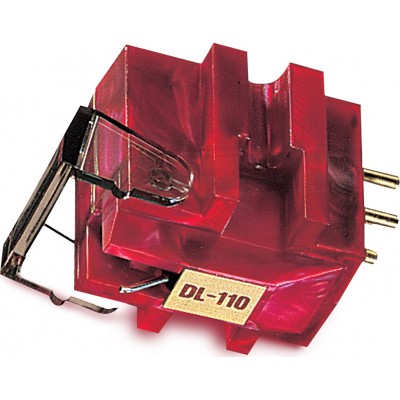 Denon Κεφαλή Πικάπ DL-110 Κινητού Πηνίου σε Κόκκινο Χρώμα