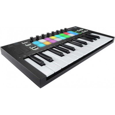 Novation Midi Keyboard Launchkey Mini MK3 με 25 Πλήκτρα σε Μαύρο Χρώμα