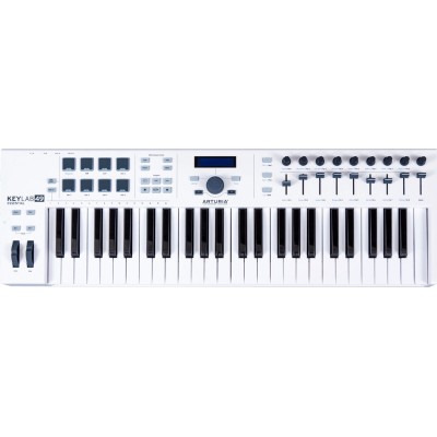 Arturia Midi Keyboard Keylab Essential με 49 Πλήκτρα σε Λευκό Χρώμα