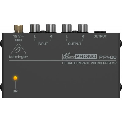 Behringer PP400 Phono Preamp Black