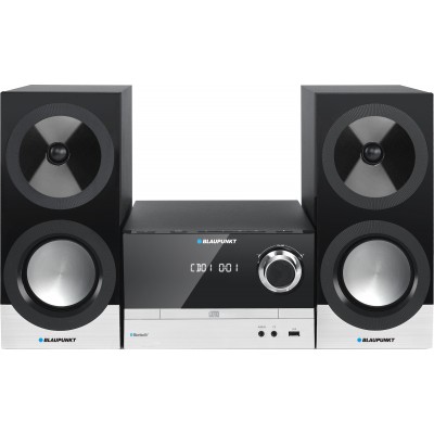 Blaupunkt Ηχοσύστημα 2.0 MS40BT 100W με CD / Digital Media Player και Bluetooth Μαύρο