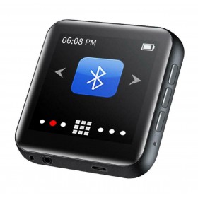 Ruizu M4 MP3 Player (16GB) με TFT Οθόνη Αφής 1.8" Μαύρο
