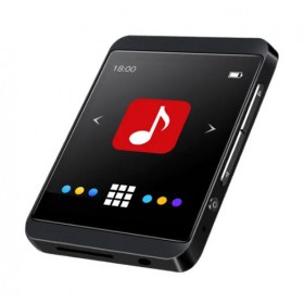 Ruizu M5 MP3 Player (16GB) με TFT Οθόνη Αφής 1.54" Μαύρο