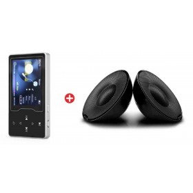 Ruizu D08 MP3 Player (16GB) με Οθόνη TFT 2.4" SBP1120/10 Bundle Μαύρο