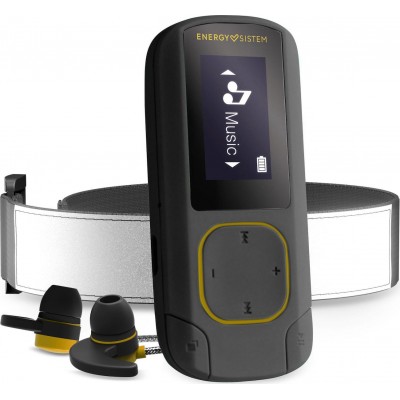 Energy Sistem MP3 Clip BT Sport MP3 Player (16GB) με Οθόνη LCD 0.8" Πορτοκαλί