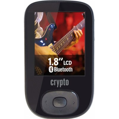 Crypto MP1800BT Plus MP3 Player (64GB) με Οθόνη TFT 1.8" Μαύρο