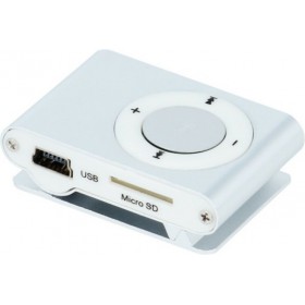 Setty Mini + Earphones MP3 Player Ασημί Setty Mini + Earphones MP3 Player Ασημί