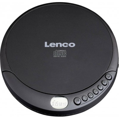 Lenco Φορητό Ηχοσύστημα CD-010 με CD / Ραδιόφωνο σε Μαύρο Χρώμα