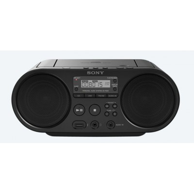 Sony Φορητό Ηχοσύστημα ZS-PS50 με CD / MP3 / USB / Ραδιόφωνο σε Μαύρο ΧρώμαΚωδικός: ZSPS50B.CED 