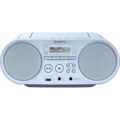 Sony Φορητό Ηχοσύστημα ZS-PS50 με CD / MP3 / USB / Ραδιόφωνο σε Λευκό ΧρώμαΚωδικός: ZSPS50W.CED 