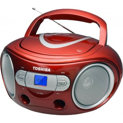 Toshiba Φορητό Ηχοσύστημα TY-CRS9 με CD / Ραδιόφωνο σε Κόκκινο ΧρώμαΚωδικός: TY-CRS9-RED 