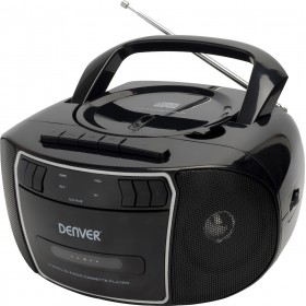 Denver Φορητό Ηχοσύστημα TCP-40 με CD / Κασετόφωνο / Ραδιόφωνο σε Μαύρο Χρώμα Denver Φορητό Ηχοσύστημα TCP-40 με CD / Κασετόφωνο / Ραδιόφωνο σε Μαύρο Χρώμα