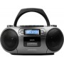 Aiwa Φορητό Ηχοσύστημα BBTC-550 με Bluetooth / CD / MP3 / USB / Κασετόφωνο / Ραδιόφωνο σε Ασημί ΧρώμαΚωδικός: BBTC-550MG 