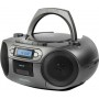 Aiwa Φορητό Ηχοσύστημα BBTC-550 με Bluetooth / CD / MP3 / USB / Κασετόφωνο / Ραδιόφωνο σε Ασημί ΧρώμαΚωδικός: BBTC-550MG 