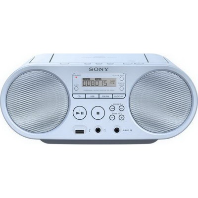 Sony Φορητό Ηχοσύστημα ZS-PS50 με CD / MP3 / USB / Ραδιόφωνο σε Μπλε ΧρώμαΚωδικός: ZSPS50L.CED 