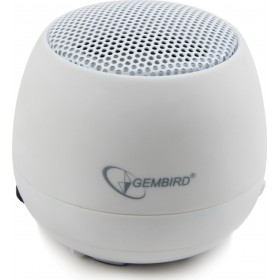 Gembird SPK-103 Φορητό Ηχείο 2W με 6 ώρες Λειτουργίας White Gembird SPK-103 Φορητό Ηχείο 2W με 6 ώρες Λειτουργίας White