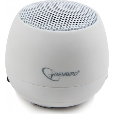 Gembird SPK-103 Φορητό Ηχείο 2W με 6 ώρες Λειτουργίας White