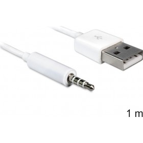 DeLock USB-A male to Stereo jack 3.5 mm male 4 pin IPod Shuffle