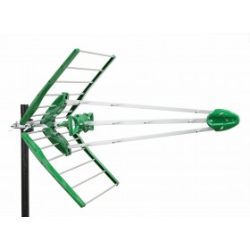 Ikusi HDTF-C48V Εξωτερική Κεραία Τηλεόρασης (δεν απαιτεί τροφοδοσία) FLASHD LTE UHF TV (470-694 MHz) σε Πράσινο Χρώμα Σύνδεση με Ikusi HDTF-C48V Εξωτερική Κεραία Τηλεόρασης (δεν απαιτεί τροφοδοσία) FLASHD LTE UHF TV (470-694 MHz) σε Πράσινο Χρώμα Σύνδεση με