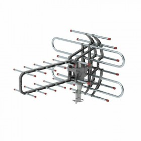 850B Εξωτερική Κεραία Τηλεόρασης (δεν απαιτεί τροφοδοσία) σε Γκρι Χρώμα Σύνδεση με Ομοαξονικό (Coaxial) Καλώδιο