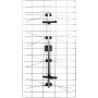 Osio OTA-1015 Εξωτερική Κεραία Τηλεόρασης (δεν απαιτεί τροφοδοσία) σε Ασημί Χρώμα Σύνδεση με Ομοαξονικό (Coaxial) Καλώδιο