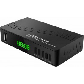 Legent HD8 DVB-T2 H.265 Ψηφιακός Δέκτης Mpeg-4 Full HD (1080p) με Λειτουργία PVR (Εγγραφή σε USB) Σύνδεσεις SCART / HDMI / USB Legent HD8 DVB-T2 H.265 Ψηφιακός Δέκτης Mpeg-4 Full HD (1080p) με Λειτουργία PVR (Εγγραφή σε USB) Σύνδεσεις SCART / HDMI / USB