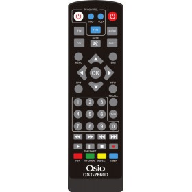 Osio OST-2660D Ψηφιακός Δέκτης Mpeg-4 Full HD (1080p) με Λειτουργία PVR (Εγγραφή σε USB) Σύνδεσεις HDMI / USB