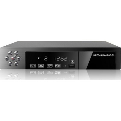 DVB84 Ψηφιακός Δέκτης Mpeg-4 Full HD (1080p) με Λειτουργία PVR (Εγγραφή σε USB) Σύνδεσεις HDMI / USB