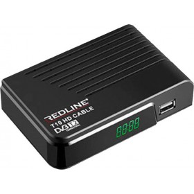 Redline T10 Ψηφιακός Δέκτης Mpeg-4 HD (720p) με Λειτουργία PVR (Εγγραφή σε USB) Σύνδεσεις SCART / USB
