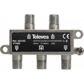Televes F 4W Splitter 5-1220 MHz 8 dB