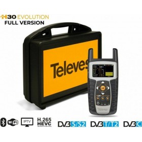 Televes Ψηφιακό Πεδιόμετρo H30 Evolution Full 593505 DVB-C / DVB-S / DVB-S2 / DVB-T / DVB-T2 με Οθόνη Televes Ψηφιακό Πεδιόμετρo H30 Evolution Full 593505 DVB-C / DVB-S / DVB-S2 / DVB-T / DVB-T2 με Οθόνη