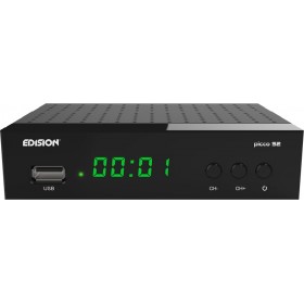 Edision Δορυφορικός Αποκωδικοποιητής Picco S2 Full HD (1080p) DVB-S2 με Λειτουργία Εγγραφής PVR και Ενσωματωμένο Wi-Fi σε Μαύρο  Edision Δορυφορικός Αποκωδικοποιητής Picco S2 Full HD (1080p) DVB-S2 με Λειτουργία Εγγραφής PVR και Ενσωματωμένο Wi-Fi σε Μαύρο