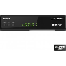 Edision Δορυφορικός Αποκωδικοποιητής Piccollino Full HD (1080p) DVB-C / DVB-S2 / DVB-T2 με Λειτουργία Εγγραφής PVR σε Μαύρο Χρώμ Edision Δορυφορικός Αποκωδικοποιητής Piccollino Full HD (1080p) DVB-C / DVB-S2 / DVB-T2 με Λειτουργία Εγγραφής PVR σε Μαύρο Χρώμ