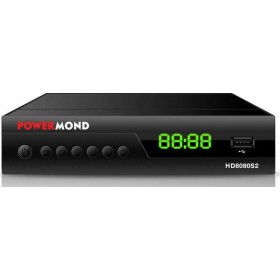 Δορυφορικός Αποκωδικοποιητής Powermond HD8080S2 HD (720p) DVB-S / DVB-S2 με Λειτουργία Εγγραφής PVR σε Μαύρο Χρώμα Δορυφορικός Αποκωδικοποιητής Powermond HD8080S2 HD (720p) DVB-S / DVB-S2 με Λειτουργία Εγγραφής PVR σε Μαύρο Χρώμα