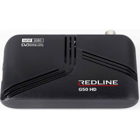 Redline Δορυφορικός Αποκωδικοποιητής G50 HD Full HD (1080p) DVB-S2 με Λειτουργία Εγγραφής PVR σε Μαύρο Χρώμα Redline Δορυφορικός Αποκωδικοποιητής G50 HD Full HD (1080p) DVB-S2 με Λειτουργία Εγγραφής PVR σε Μαύρο Χρώμα