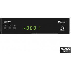 Edision Δορυφορικός Αποκωδικοποιητής OS NINO+ Full HD (1080p) DVB-S2 με Λειτουργία Εγγραφής PVR σε Μαύρο Χρώμα Edision Δορυφορικός Αποκωδικοποιητής OS NINO+ Full HD (1080p) DVB-S2 με Λειτουργία Εγγραφής PVR σε Μαύρο Χρώμα