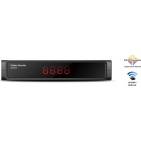 Golden Interstar Δορυφορικός Αποκωδικοποιητής Alpha X HD (720p) DVB-S2 με Ενσωματωμένο Wi-Fi σε Μαύρο Χρώμα Golden Interstar Δορυφορικός Αποκωδικοποιητής Alpha X HD (720p) DVB-S2 με Ενσωματωμένο Wi-Fi σε Μαύρο Χρώμα