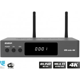 Edision Δορυφορικός Αποκωδικοποιητής OS MIO 4K UHD DVB-C / DVB-S2X / DVB-T2 με Λειτουργία Εγγραφής PVR και Ενσωματωμένο Wi-Fi σε Edision Δορυφορικός Αποκωδικοποιητής OS MIO 4K UHD DVB-C / DVB-S2X / DVB-T2 με Λειτουργία Εγγραφής PVR και Ενσωματωμένο Wi-Fi σε