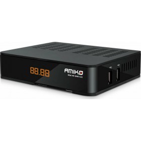 Amiko Δορυφορικός Αποκωδικοποιητής Mini Combo S2X 4K UHD DVB-S / DVB-S2 σε Μαύρο Χρώμα Amiko Δορυφορικός Αποκωδικοποιητής Mini Combo S2X 4K UHD DVB-S / DVB-S2 σε Μαύρο Χρώμα