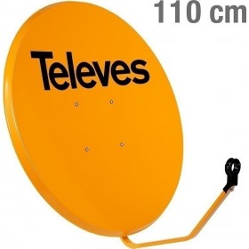 Televes 7572 Δορυφορικό Πιάτο 110cm από Ατσάλι Televes 7572 Δορυφορικό Πιάτο 110cm από Ατσάλι